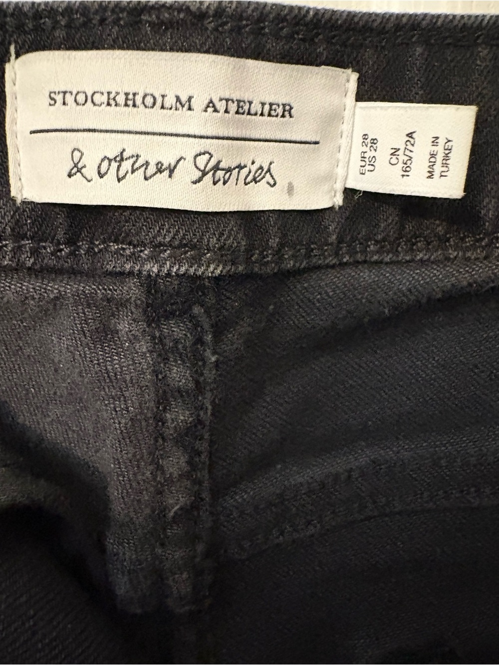 & Other Stories Black Coated Skinny Jeans - Picture 4 of 5